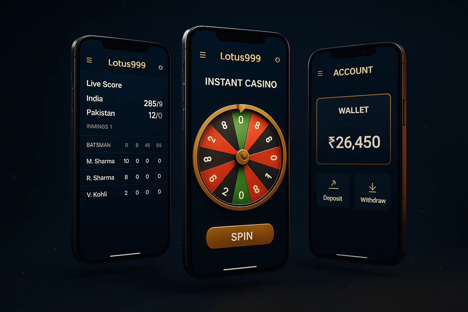 Lotus999 mobile app-like web experience with instant navigation and zero lag